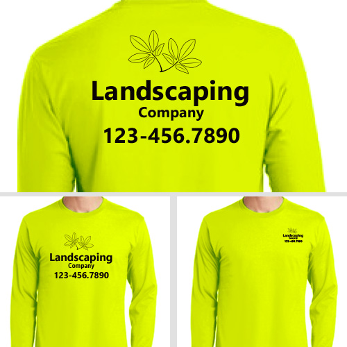 landscaping shirt designs