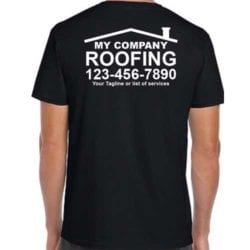 Personalized Shirts For Roofing Company