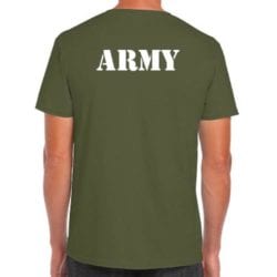 Screen Printed Army Tee Shirts