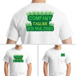 landscaping tee shirt design