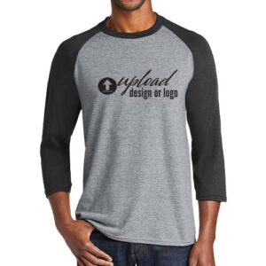 Personalized Raglan Shirts - Upload Your Own Logo