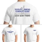 Master Plumber Uniform: Custom Printed Work Shirts | TshirtbyDesign.com