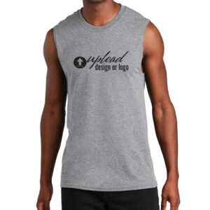 Custom Printed Mens Sleeveless T-Shirt