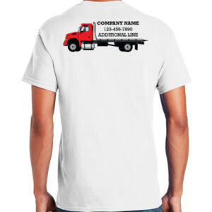 Company Shirt with Full Color Truck Logo