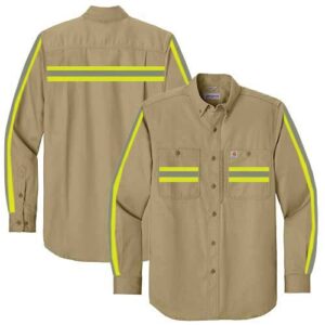 Carhartt Reflective Rugged Professional Series Long Sleeve Shirt