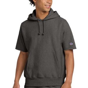 Champion Reverse Weave Short Sleeve Hooded Sweatshirt